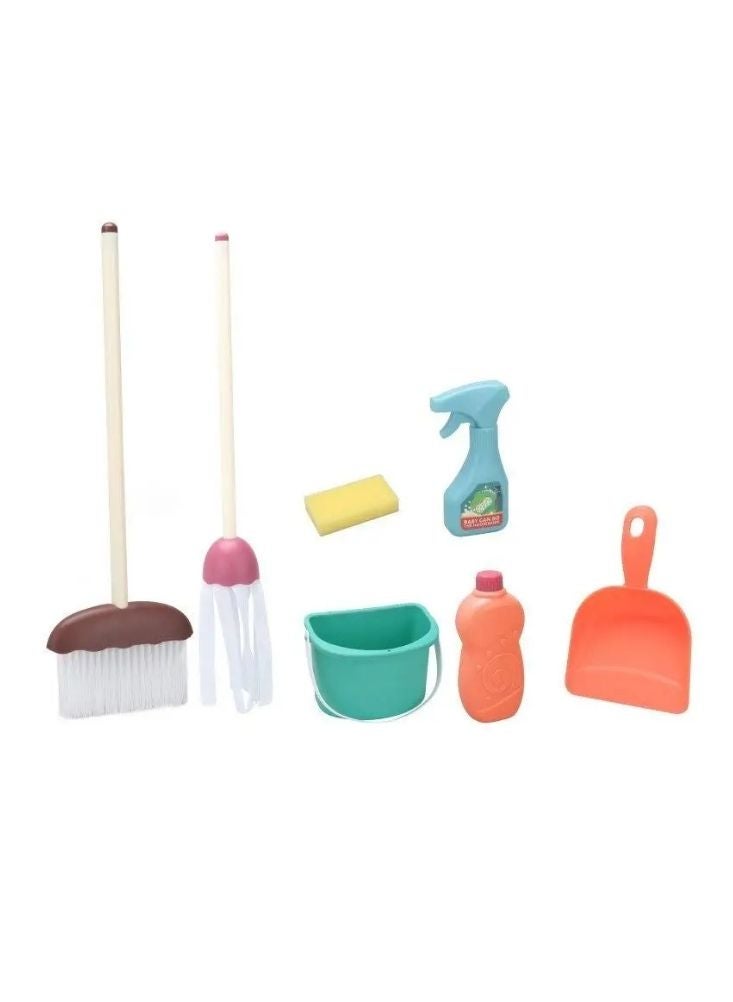 Premium Kids Cleaning Toy Set with Bucket, Mop & Accessories Pretend Play Housekeeping Kit - Image 3